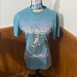AC/DC Teal Graphic Tee